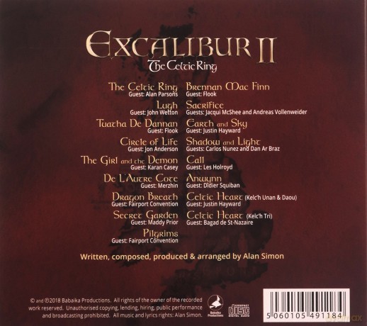 Excalibur: The Celtic Ring [CD]