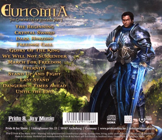 Eunomia: The Chronicles Of Eunomia Part 1 [CD]