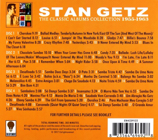 Stan Getz: The Classic Albums Collection: 1955 - 1963 [4CD]