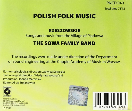 Rzeszowskie Śpiew I Muzyka Wsi [CD]