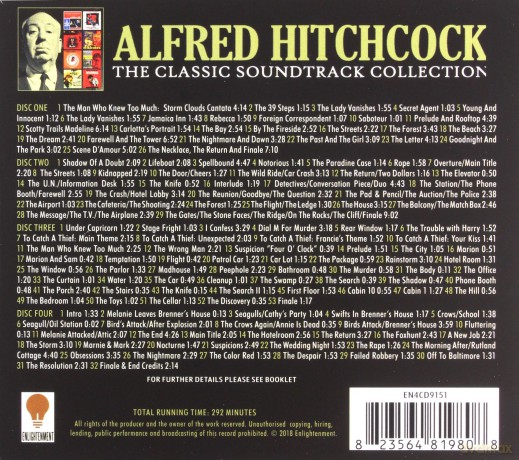 Alfred Hitchcock: The Classic Soundtrack Collection [4CD]