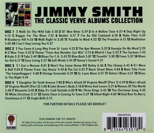 Jimmy Smith: The Classic Verve Albums Collection [4CD]