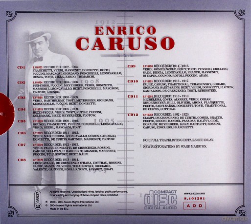 Enrico Caruso: The Complete [CD]