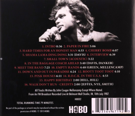 John Cougar Mellencamp: The Belmont Mall Studio Session [CD]
