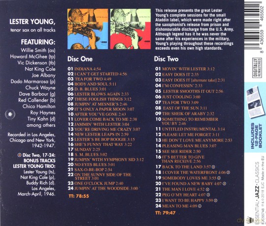 Lester Young: The Complete Aladdin Recordings [2CD]