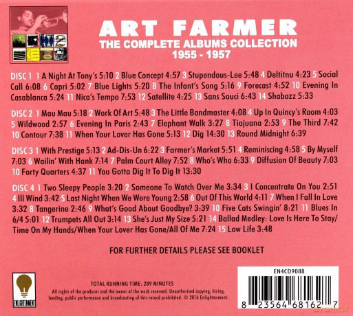Art Farmer: The Complete Albums Collection 1955 - 1957 [4CD]