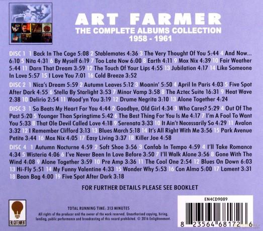 Art Farmer: The Complete Albums Collection 1958 - 1961 [4CD]