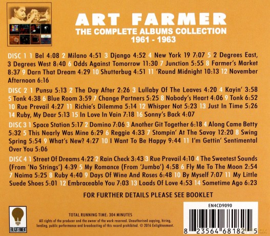 Art Farmer: The Complete Albums Collection 1961 - 1963 [4CD]