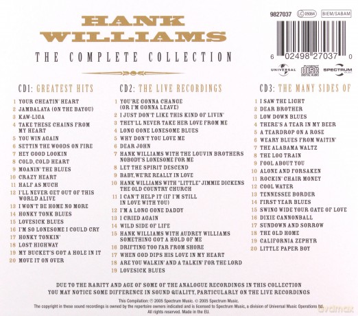 Hank Williams: The Complete Collection [3CD]