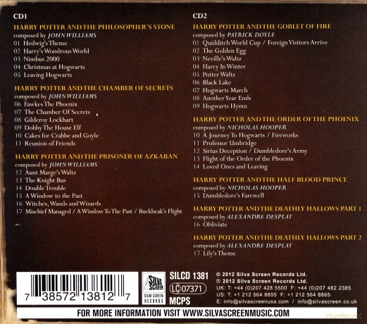 City Of Prague Philharmonic Orchestra: The Complete Harry Potter Film Music [2CD]