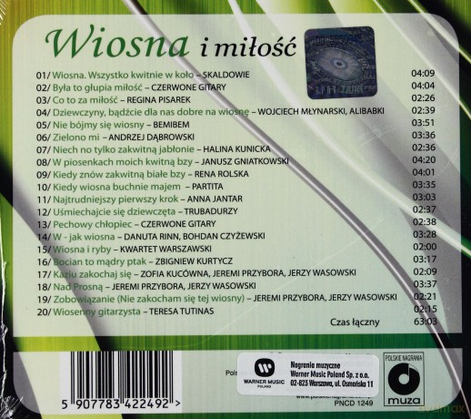 Wiosna I Miłość [CD]