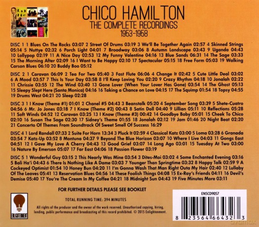 Chico Hamilton: The Complete Recordings 1953 - 1958 [10CD]