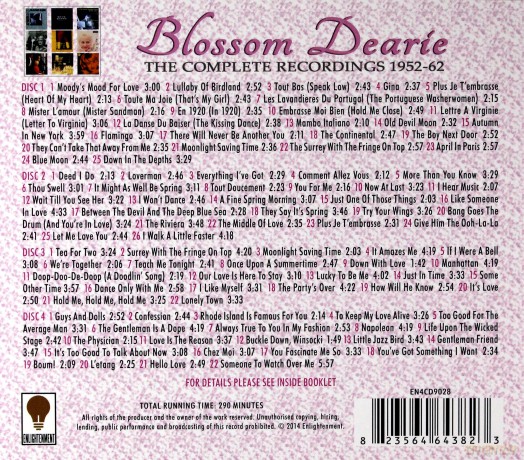 Blossom Dearie: The Complete Recordings: 1952 - 1962 [4CD]
