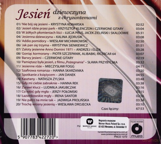 Jesień. Dziewczyna z chryzantemami (digipack) [CD]