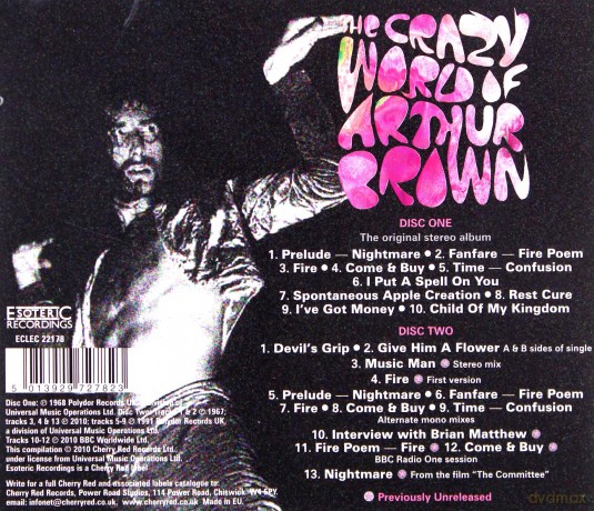 Arthur Brown: The Crazy World Of Arthur Brow [CD]