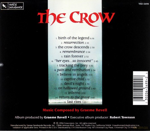 The Crow soundtrack [CD]