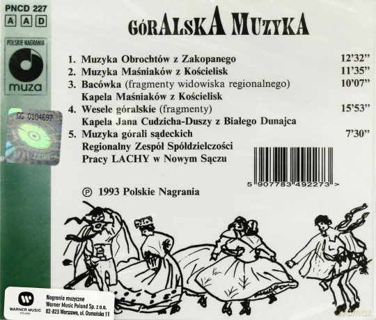 Polish Folk Music: Muzyka Góralska [CD]
