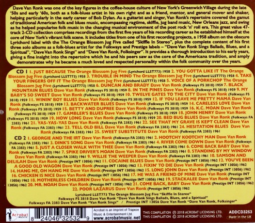 Dave Van Ronk: The Dave Van Ronk Collection 1959-62 [2CD]