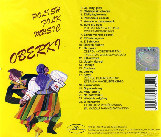 Polish Folk Music: Oberki [CD]