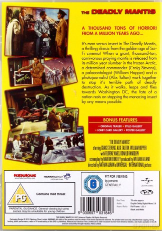 The Deadly Mantis (Zabójcza modliszka) [DVD]