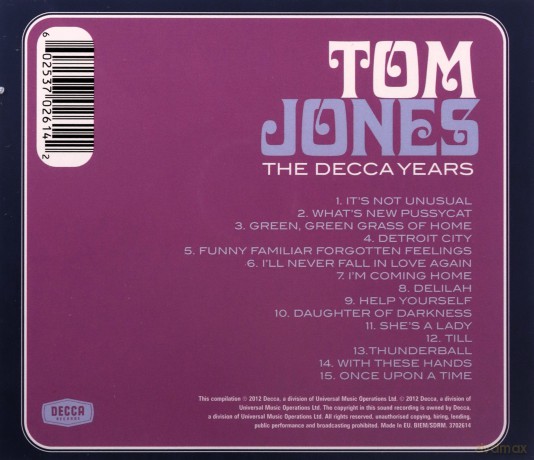 Tom Jones: The Decca Years [CD]