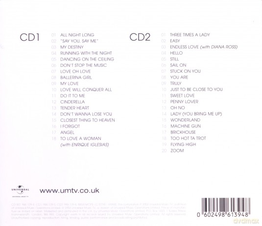 Lionel Richie & The Commodores: The Definitive Collection [2CD]