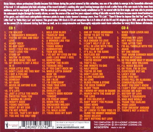 Ricky Nelson: The Definitive Collection 1957-62 [4CD]