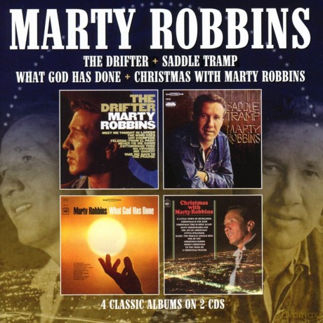 Marty Robbins: The Drifter / Saddle Tramp / What God Has Done / Christmas With Marty Robbins [2CD]