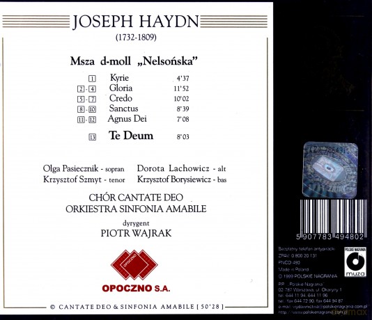 Joseph Haydn: Msza Nelsońska [CD]