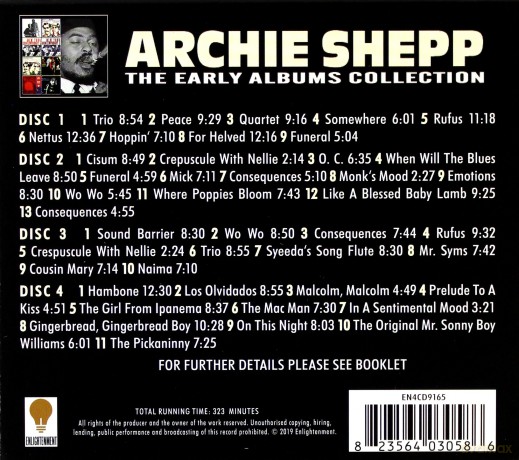 Archie Shepp: The Early Albums Collection [4CD]