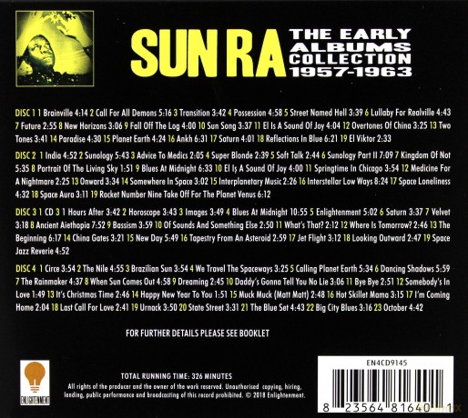Sun Ra: The Early Albums Collection: 1957 - 1963 [4CD]