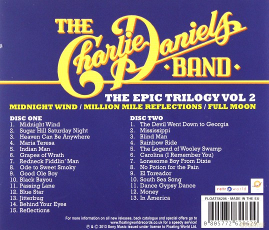 Charlie Daniels Band: The Epic Trilogy - Vol 2 [2CD]