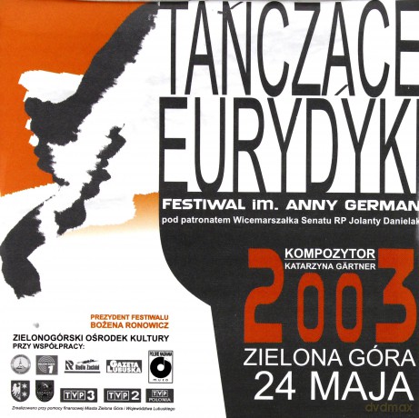 Tańczące Eurydiki: Festiwal Im. Anny German 2003 [CD]