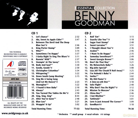 Benny Goodman: The Essential Collection [2CD]