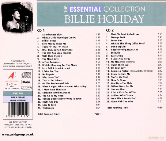 Billie Holiday: The Essential Collection [2CD]