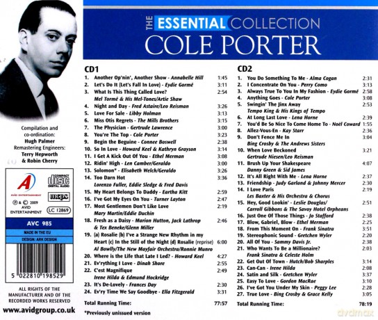 The Essential Collection - Cole Porter [2CD]
