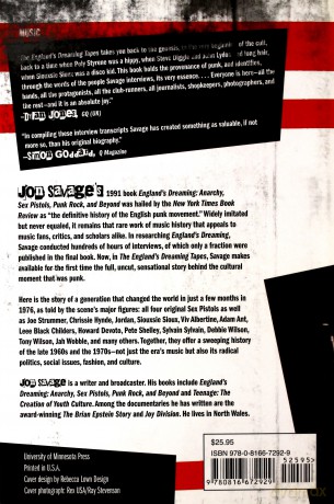 The Englands Dreaming Tapes: The Essential Companion To Englands Dreaming The Seminal History Of Punk [KSIĄŻKA]