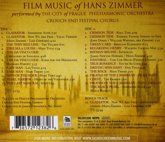 The Essential Hans Zimmer (City Of Prague Philharmonic Orchestra) [2CD]