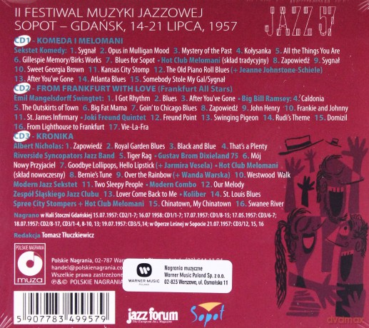 Jazz 57 II Festiwal Muzyki Jazzowej (digipack) [3CD]