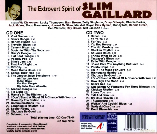 Slim Gaillard: The Extrovert Spirit [2CD]