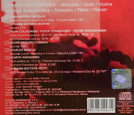 Wanda Wiłkomirska: Dzieciom [CD]