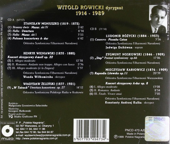 Witold Rowicki: Koncerty Fortepianowe 3 [2CD]