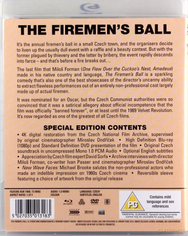 The Firemans Ball (Pali się, moja panno) [Blu-Ray]+[DVD]