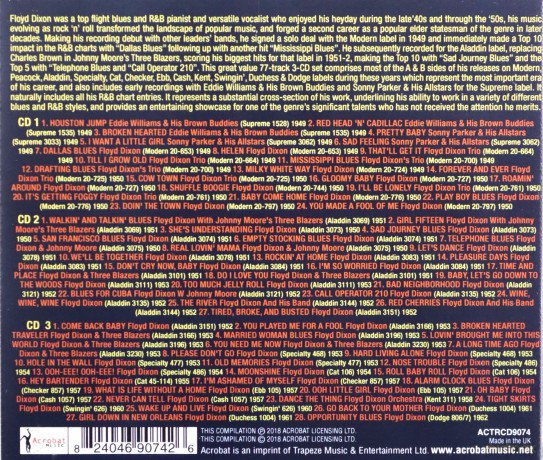 Floyd Dixon: The Floyd Dixon Collection 1949-59 [3CD]