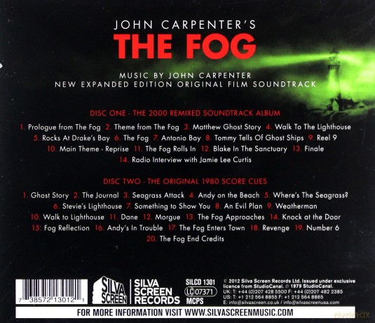The Fog (John Carpenter) soundtrack [2CD]