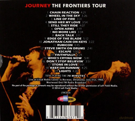 Journey: The Frontiers Tour [CD]