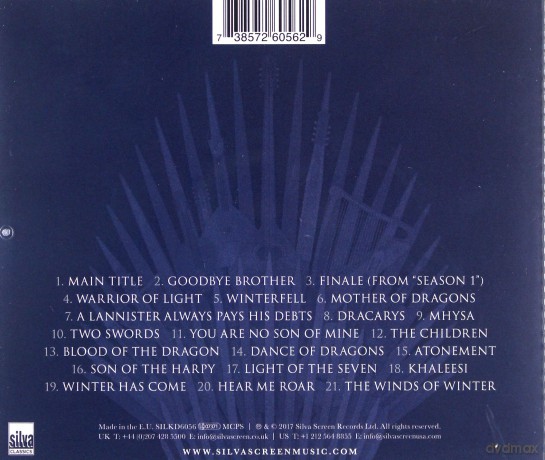 City Of Prague Philharmonic Orchestra: The Game Of Thrones Symphony [CD]