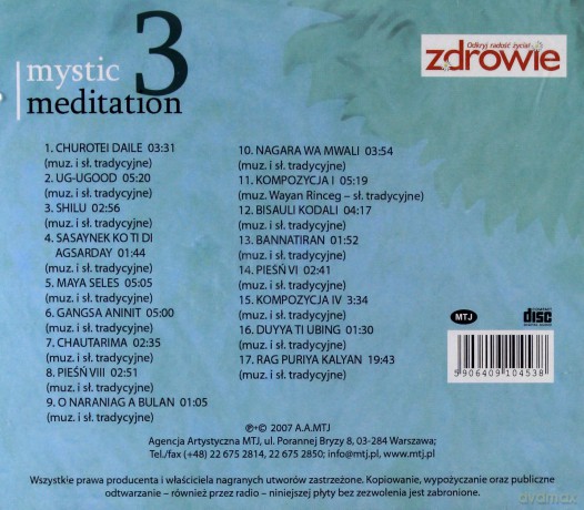 Mystic meditation 3 [CD]