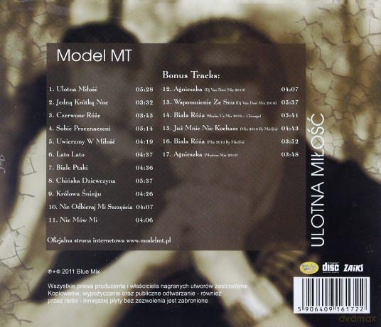 Model MT: Ulotna miłość [CD]