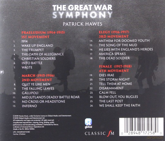 The Great War Symphony [CD]